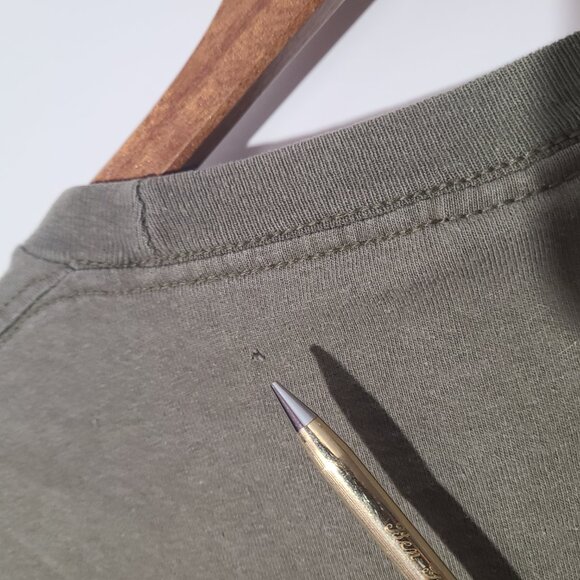 Vintage Bucking Deer Hunter" Ride"em Hard, Put'em Away Wet" Large Green T-Shirt - Picture 6 of 6